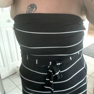 White House Blk Market strapless tunic or dress M